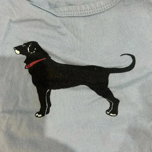 Baby The Black Dog Blue One Piece Size 6 Months - Picture 3 of 4